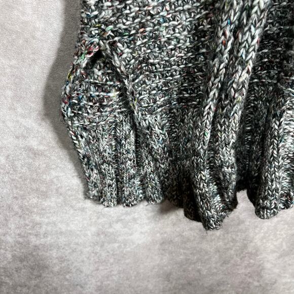 Matilda Jane Evening Stroll Sweater Womens Size M/L Gray Knit Tunic Turtleneck - Picture 5 of 11